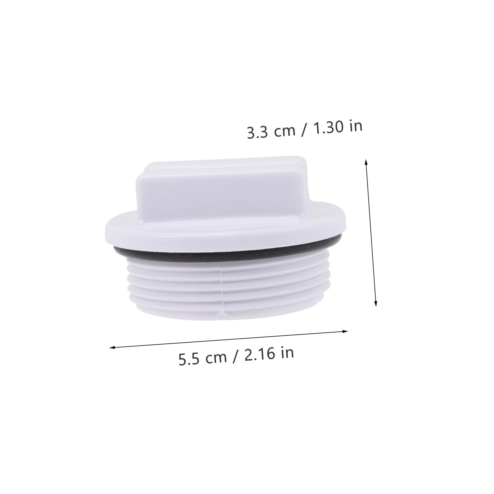 UKCOCO 18 Pcs Bouchon pour Piscine avec Joint Torique Bouchon de Vidange et Étanche Accessoire Pratique pour et Filtration