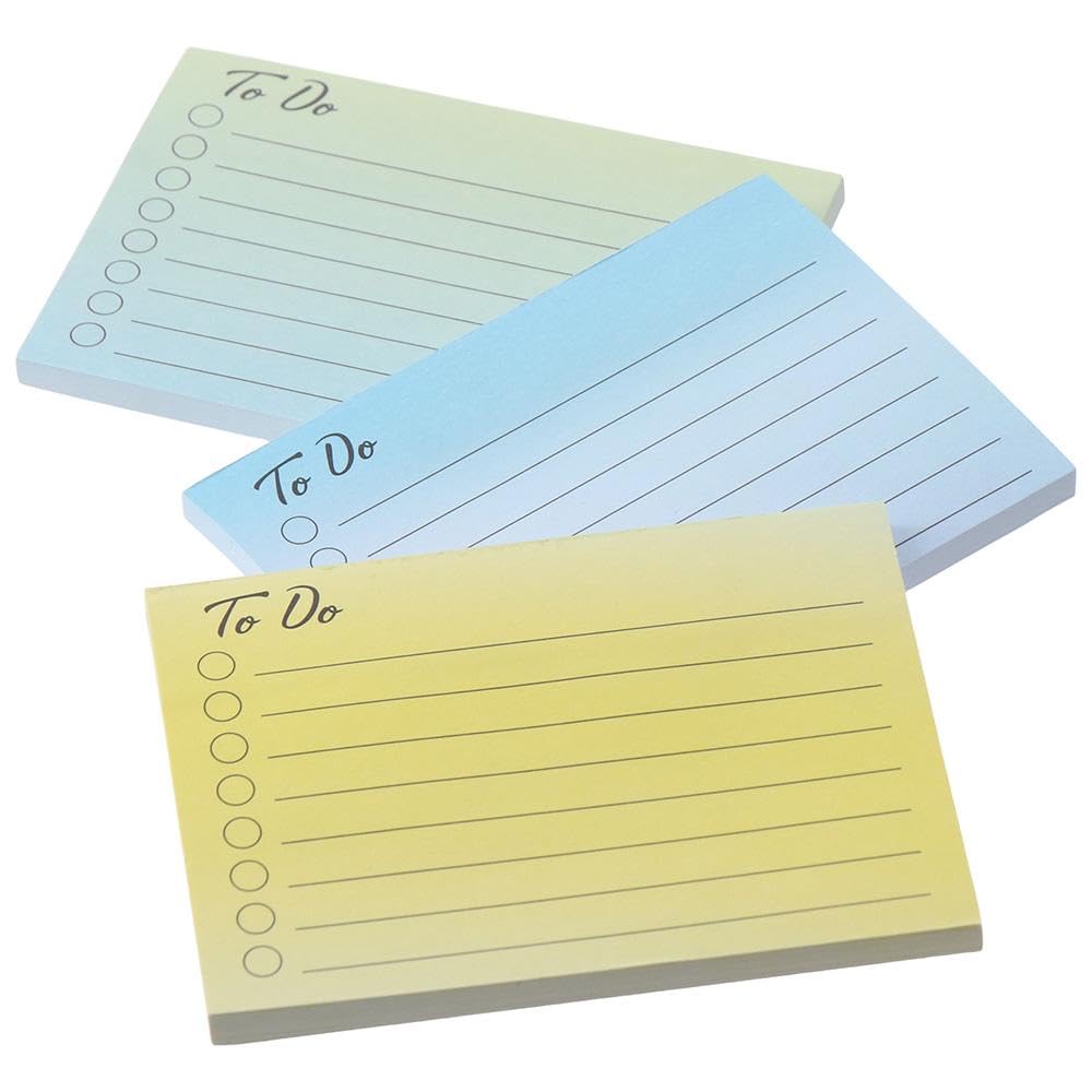 Risedot Sticky Notes Gradient 9 Pack to do List Memo Pad, 450 Sheets Daily List Planner Notes Pads Home - Image 4