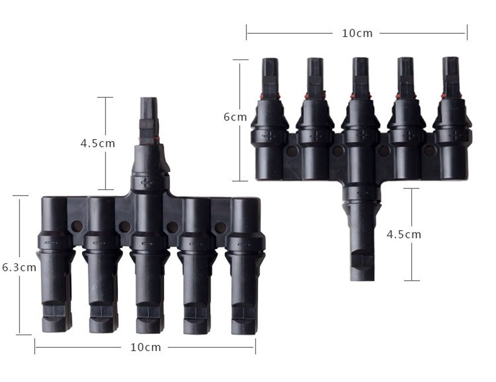 Connettori Pannelli Solari 1 A 5 - Set Maschio/Femmina IP67 Per Impianti Fotovoltaici - Foto 5