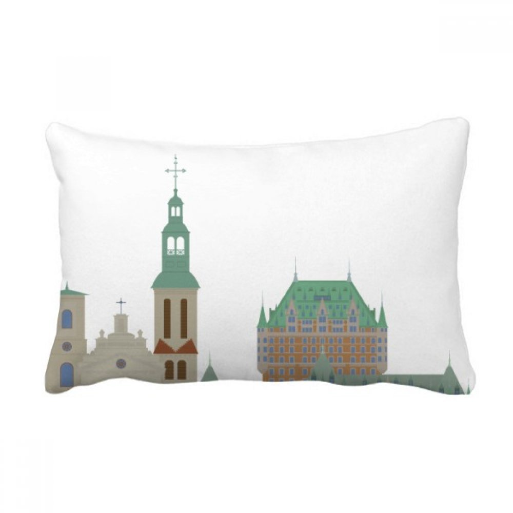 Coussin lombaire Canada 16x24 pouces imprimé avec garnissage pour décoration canapé salon