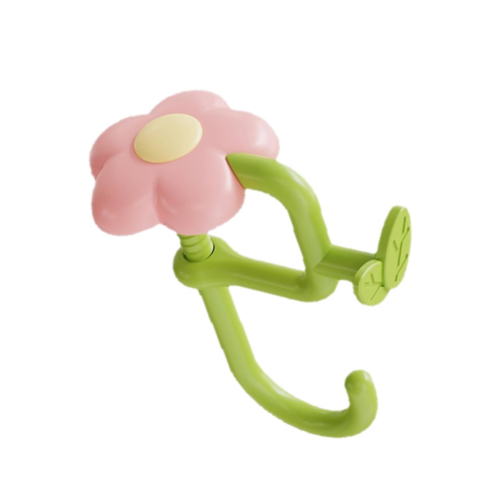 Elnwnnkc Drillless Flower Shaped Bookbags Hook for Desk Organizers Portable Strong Grip Hanger for School Offices Home Portable Desk Hook