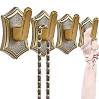 Stylitzy 3 Pack Coat Hooks Metal Vintage Dragon Shape Hooks, Heavy Duty Large Double Hook for Wall Hanging Coats, Towels, Robes and Jacket, Wall Mounted Hooks for Living Room