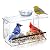 TC-DCDM Window Bird Feeder for Outdoors-Clear Acrylic Window Bird Feeders with Strong Suction Cups and Removable Seed Tray,Transparent Birdhouse for Viewing Wild Birds, Ideal Outside Gardening Gifts