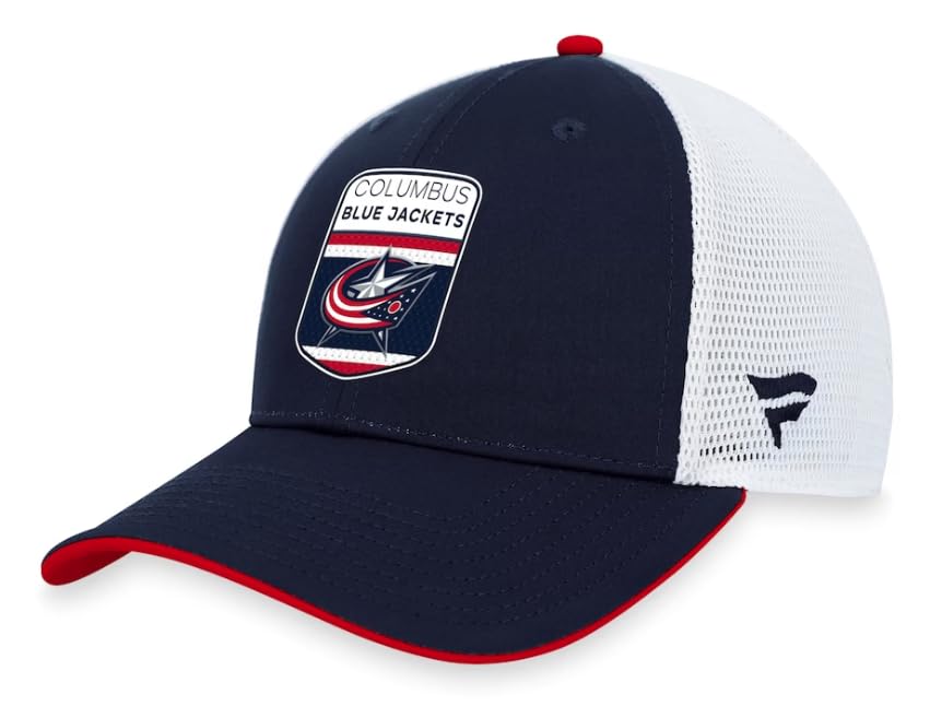 Gorra Trucker Ajustable Compatible con Blue Jackets NHL 2023 miniatura 3