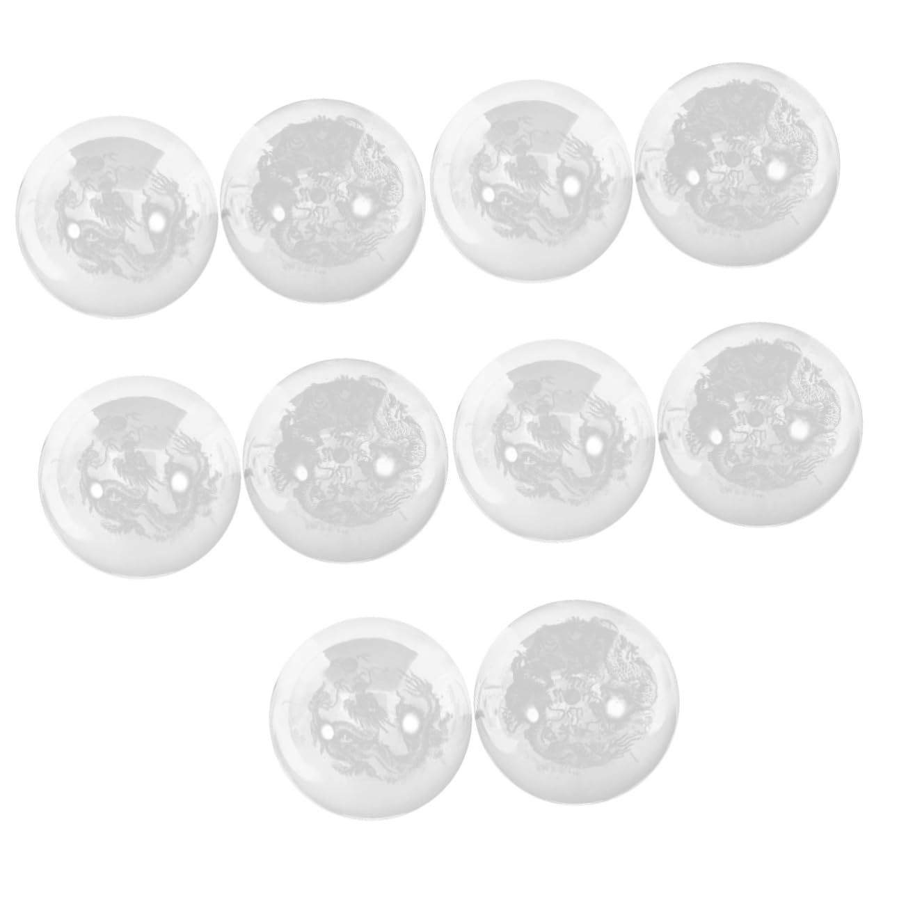5 Series Bola De Masaje Pelota Gimnasia Cristal Ball Cristalball Bolas De Cristal Bolas De Masaje Para Ejercicios De Manos Masajeadores De Manos Al Aire Vidrio 2 Piezas X 5