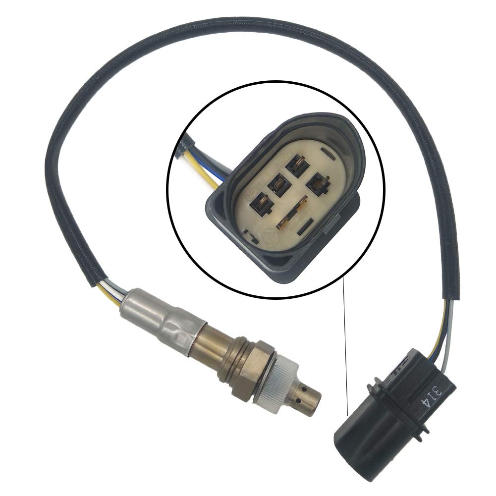 JESBEN 5-Wire Wideband Upstream Air Fuel Ratio Sensor Replacement for Hyundai Elantra Sedan 2.0L-L4 2003-2009 Spectra 2.0L 2004-2009 Spectra5 2.0L 2005-2009 39210-23900 39210-23700 234-5430