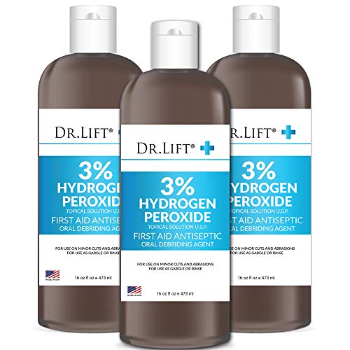 Dr. Lift Hydrogen Peroxide 3%, 16 oz (3-Pack)