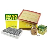 Mann Oil Air Carbon Cabin Filter Service Kit For BMW F22 F30 F32 F34 F87 3.0 N55