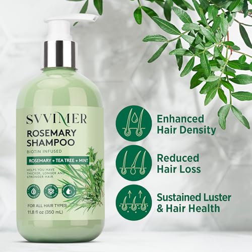 Svvimer Rosemary Hair Growth Shampoo: Thickening And Regrowth Formula For Men & Women thumb #4