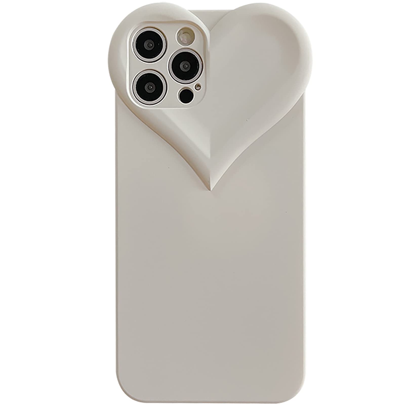 Ownest Compatibile con iPhone 13 Pro Max, Carina Custodia Rosa con Fiocco 3D Trasparente e Design Estetico Sottile, Protezione per l'Obiettivo della Fotocamera per Donne e Ragazze