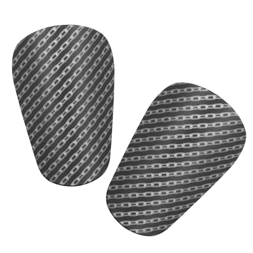 2pcs Extra Small Soccer Shin Guards, 3.15x1.97in Miniature Shin Guards Youth Protective Tiny Mini Football Shin Pads Lightweight Comfortable Shin Protection Gear for Toddler Kids Adults Boys Girls