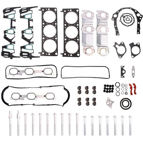 Image of Engine Head Gasket Set with Bolt Kit, HS9071PT-3 Fits for Chevy Equinox 2005-2009, for Pontiac Torrent 2006-2009, 3.4L 207Cu. in. V6 Gas OHV Naturally Aspirated, Full Head Gasket kit ES72892