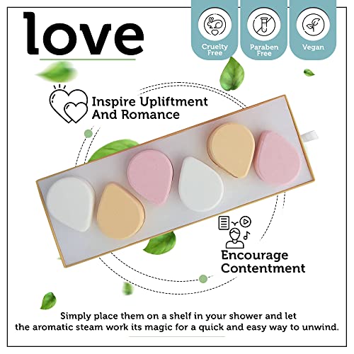 Shower Steamers Aromatherapy (6 Pack Xl) Bath Bomb Shower Tablets W Floral Essential Oil - Unique Spa Birthday Self Care Gifts For Women Who Have Everything, Valentines & Mothers Day Gift For Mom #TOP1