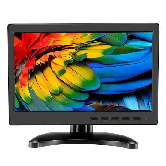 10.1 Inch Hd Monitor Big Stand Mini Tv&Computer Display TFT LCD Color ...