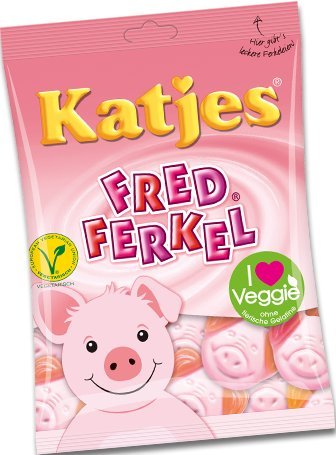Katjes Fred Ferkel Assorted Gummy Candy, 7 oz, (Pack of 12)