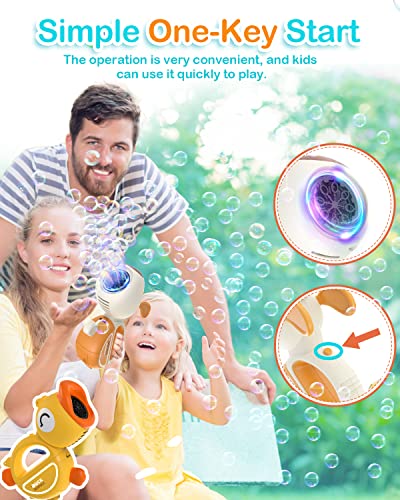 Bubble Machine Gun Toys For Toddlers: Outside Toys For Toddlers 1-3 | Bubbles For Kids | Bubble Blower For Bubble Blaster| 2 Year Old Girl Birthday Gift Bubble Maker | Battery Operated Bubble Gun Toy #TOP4