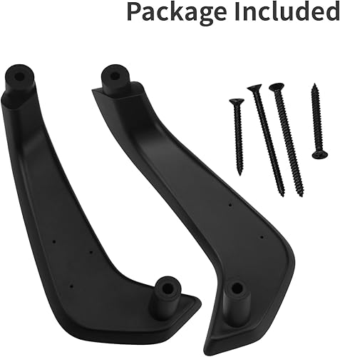 Miniatura 3 de Manija de puerta interior compatible con Ford Fiesta 2014-2019, panel de moldura de puerta interior sin par de ventanas eléctricas BE8Z-58254K05-BA