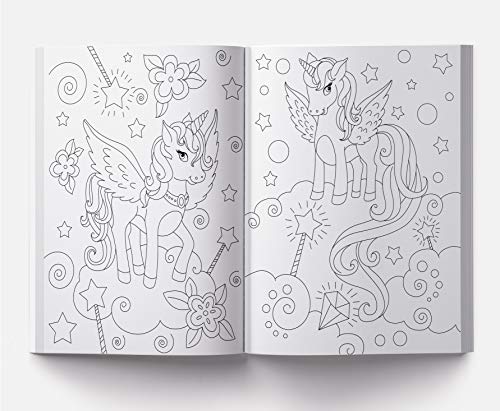 101 Unicorn Colouring Book: Fun Activity Colouring Book For Children ...
