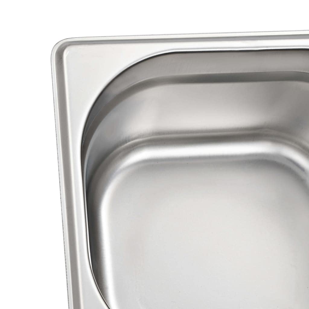 Bandejas Gastronorm 12 unidades GN 1/6 100 mm acero inoxidable ,Casa y jardín,Cocina y comedor,Accesorios para aparatos de cocina,Accesorios para mesas de vapor,Cubetas para mesas de vapor-50907