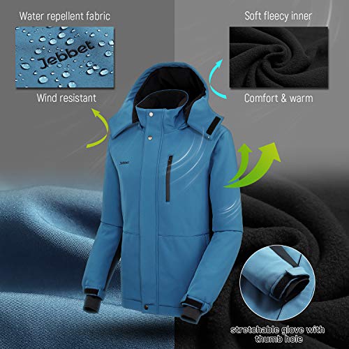 Men's Heated Jacket Windproof Winter Outdoor Soft Shell with Detachable Hood Electric Heated Coat2