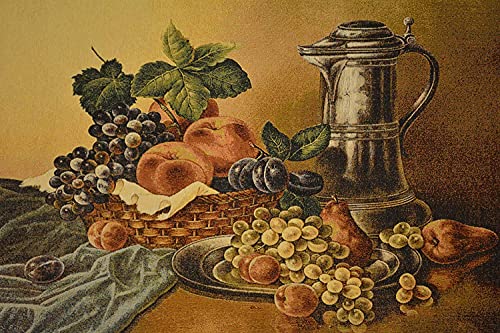 Tache 33 X 24 Inches Classical Fruity Bouquet Tapestry Wall Hanging Art Decor #TOP3
