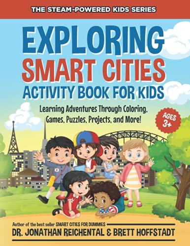 Exploring Smart Cities Activity Book for Kids: Learning Adventures Through Coloring, Games, Puzzles, Projects, and More! (STEAM-Powered Kids) image 2