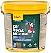 sera Koi Futter Royal Medium 21 l (5,65 kg) | Hauptfutter für 12-25 cm Koi | Teichfutter frei von Farb- & Konservierungsstoffen | Leicht verdaulich & wasserfreundlich | Fischfutter Teich