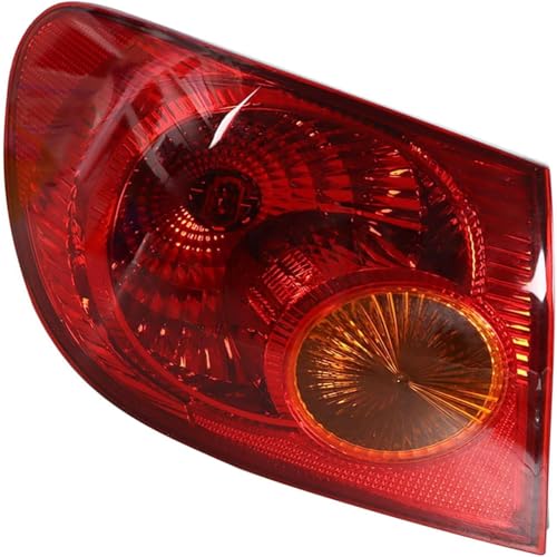 labwork Left Driver Side LH Tail Light Lamp Assembly Red Lens and Housing Replacement for Toyota Corolla 2005-2008 Outer Rear 8156002290 TO2800154