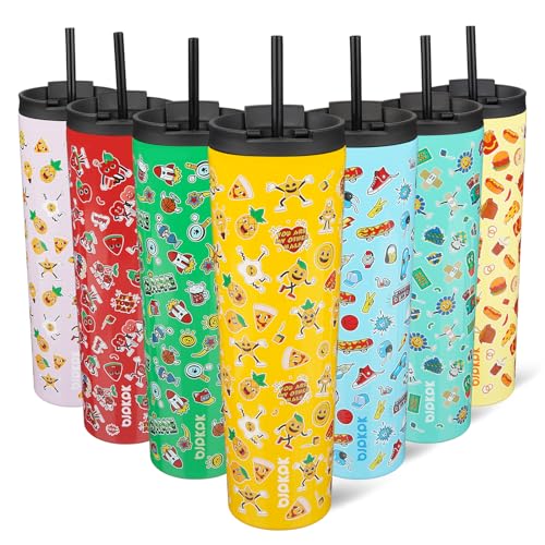 Image of BJPKPK 34oz Coffee Tumbler with Straw, Insulated Stainless Steel Cup