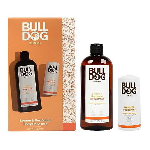 BULLDOG SKINCARE - Lemon & Bergamot Body Care Duo Giftset for Men | Shower Gel & Deodorant - Image 4