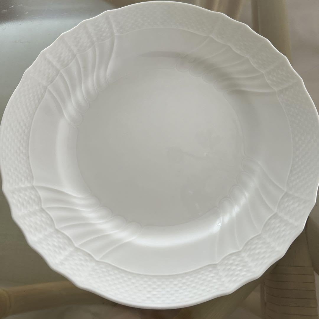 Amazon.co.jp: リチャードジノリ ベッキオホワイト 24.5cm 4枚セット