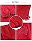 Superora 5PC Schlafanzüge Nachthemd Set für Damen Satin Morgenmantel Spitze Lace Bademantel Shorts Rock Hosen