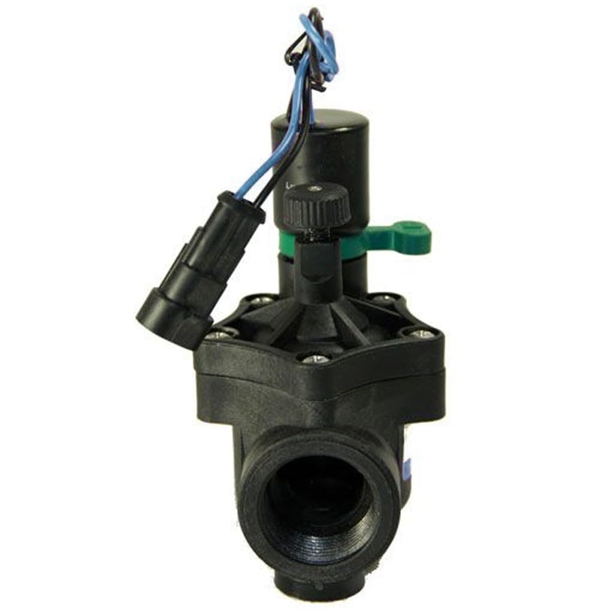 [Pack 4] Elettrovalvola rain 150 3/4". 9 V. femmina con regolatore di portata. Elettrovalvola pressione fino a 12 bar | portata fino a 100 l/min | robusto e compatto