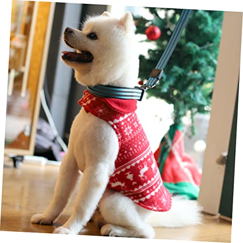 Disfraz navideño para perro doble faz UPKOCH miniatura 4