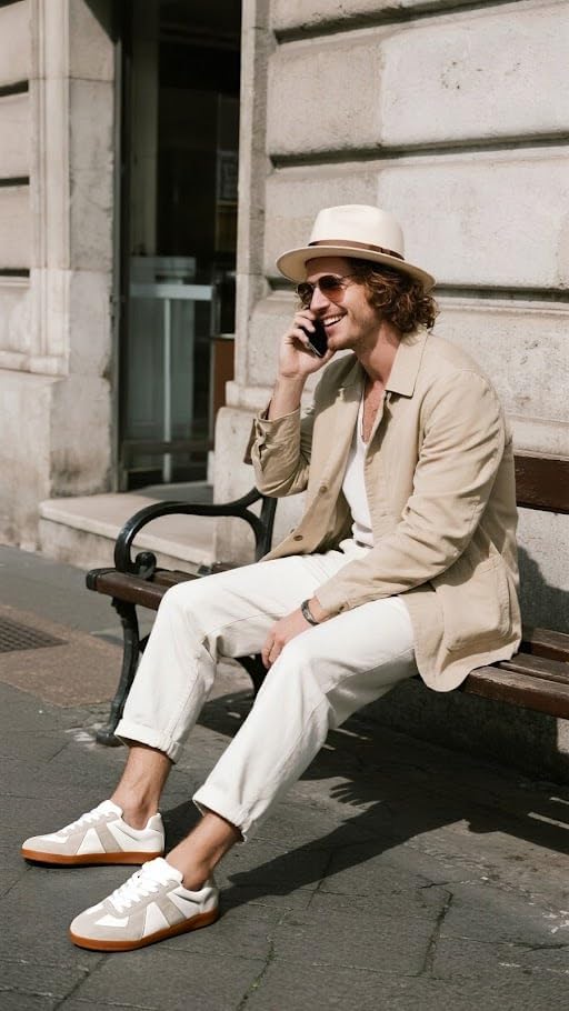 Project Cloud Leather Shoes for Men - Memory Foam Insole Non-Slip Casual Mens Shoes Sneakers - Lightweight Eco-Friendly Leather Fashion Sneakers (Jake) - Image 2