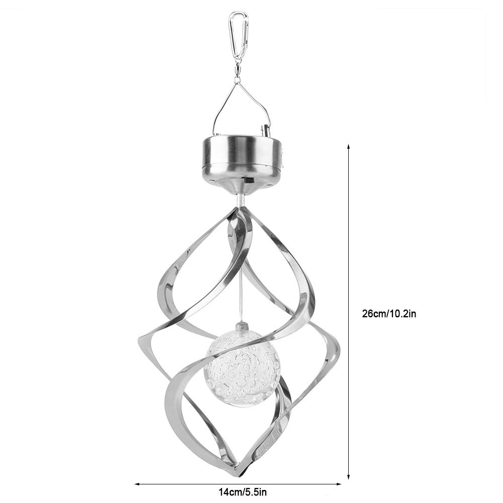 Campanelli A Vento Solari Con Luci LED Che Cambiano Colore, Decorazione Per Giardino, Patio, Esterni – Impermeabili, Ricarica Solare