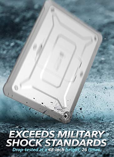 Image of SUPCASE Designed for iPad 10.2 2019 Case, [Unicorn Beetle Pro Series] with Built-in Screen Protector and Dual Layer Full Body Rugged Protective Case for iPad 7th Generation (White)