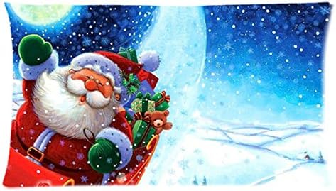 Best Present Of Santa Claus Festival Merry Christmas Popular 20" x 36" Bedding Sets Pillowcase Best Pillow Cover For Home