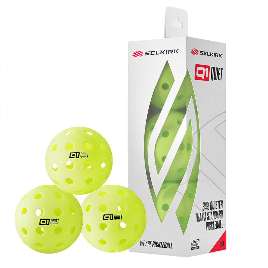 Selkirk Sport Q1 Quiet Pickleball Balls | 3/12/100 Pack Pickle Ball Set | USAPA: The Firs…