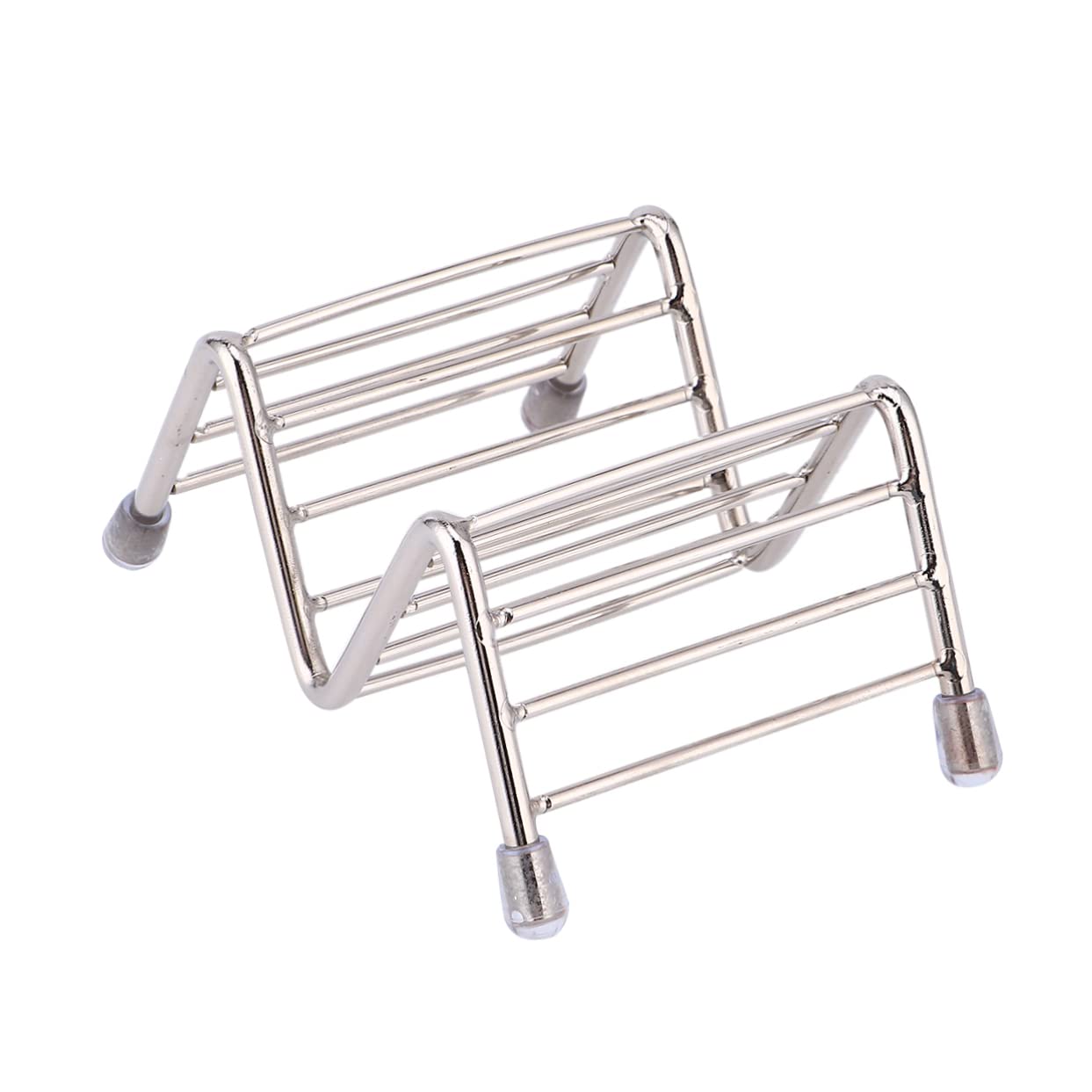 Garneck Stainless Steel Tortilla Roll Rack Mexican Pancake Holder for Party Kitchen 1 Grid