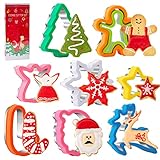 🍪【Uso amplio】adecuado para pasteles, pan, sándwiches, galletas, sushi, frutas, pudín, verduras, etc. La forma es la mejor opción para picnics y fiestas infantiles o en cualquier ocasión. Conjunto de cocina versátil y esencial que durará años.