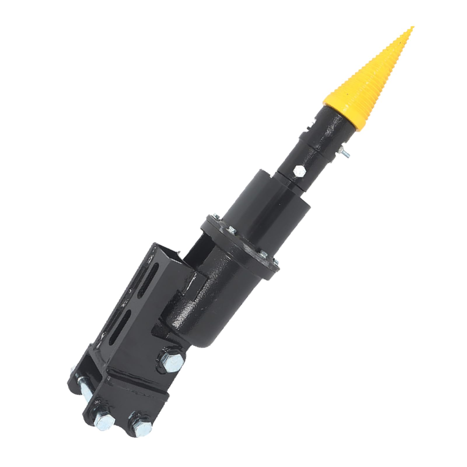Generic Minikoparka Hydrauliczna łuparka do Kłód Przystawka ślimakowa Wydajne Narzędzie do Rozłupywania Drewna Opałowego i Wiercenia w Ziemi ze Stali Manganowej o Długości 70 Cm