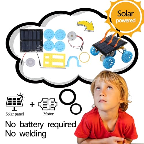 4 in 1 solar power amp electric motor stem kitsscience experiment projects for kids beginnerselectronic assembly solar powered toy kitdiy educational engineering experiments for boys and girls