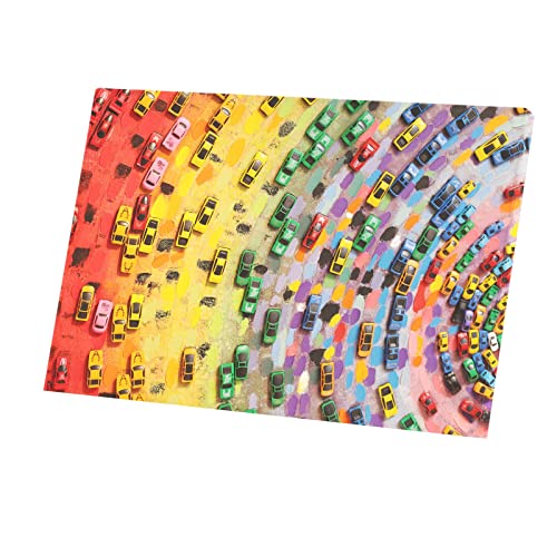 Tableau Arc-En-Ciel Street Art original pour sublimer la décoration d'un salon urbain chic