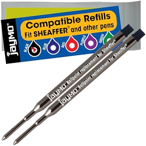 Jaymo Replacement Refills for Sheaffer K Pens Cover