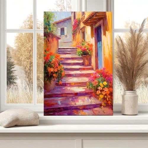 Peintures murales scènes de rue pour décorer la chambre - 4