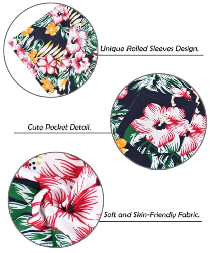 Image of TIYOMI Plus Size Tops for Women V Neck Tshirts Basic Tunic Casual Hawaii Floral Tie Dye Camo Summer Short Sleeve Tee XL-5XL