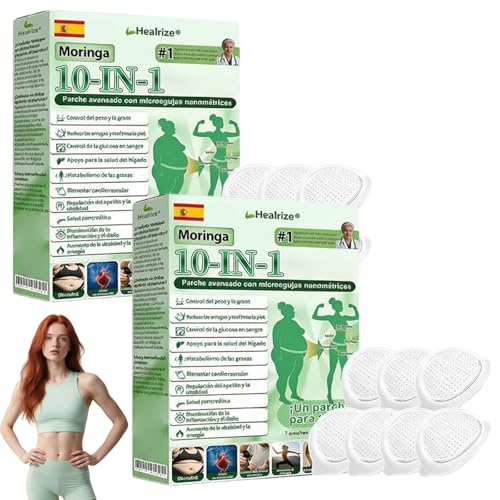Healrize Moringa NAD+ Parche Avanzado, Healrize Parches, para hombres y mujeres (2 Caja)