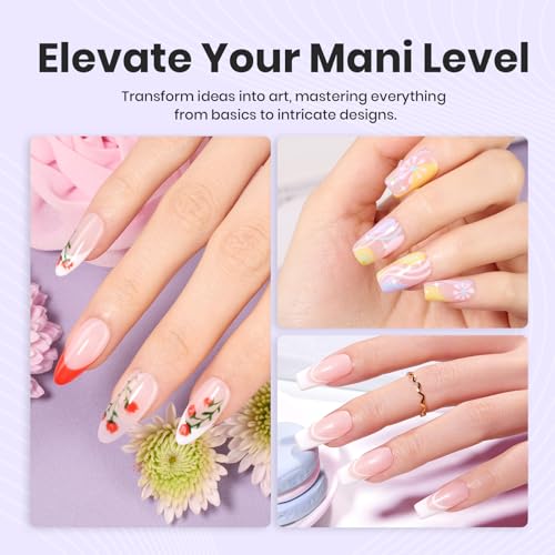Image of Beetles Nail Art Brushes, 1pcs Liner Brush Size 15mm Painting Art Design | Manicure Pen Detachable Handle and Protect Cap Professional Nail Tools for Lines, Details, Fine Drawing