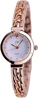 Relógio Feminino "Dreams" Ultrafino em Aço Cirúrgico 316L com Pulseira Ajustável e Mostrador Rosé – Conforto, Durabilidade e Sofisticação